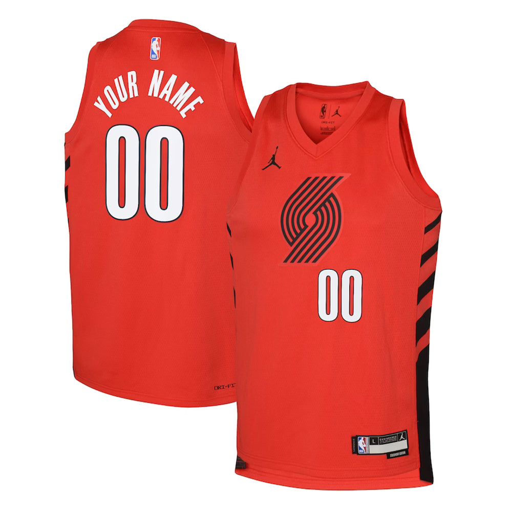 NBA Portland Trailblazers Blank Custom Jersey