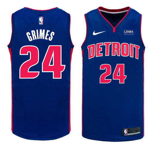 NBA Quentin Grimes Detroit Pistons 24 Jersey