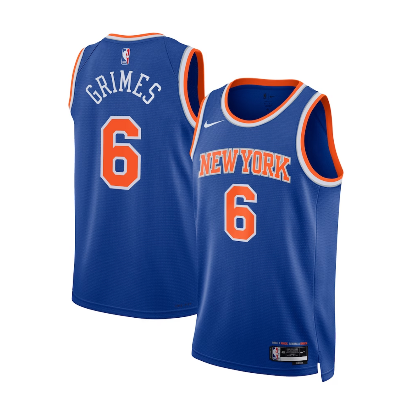 NBA Quentin Grimes New York Knicks 6 Jersey