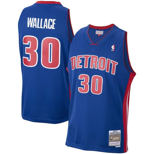 NBA Rasheed Wallace Detroit Pistons 30 Jersey