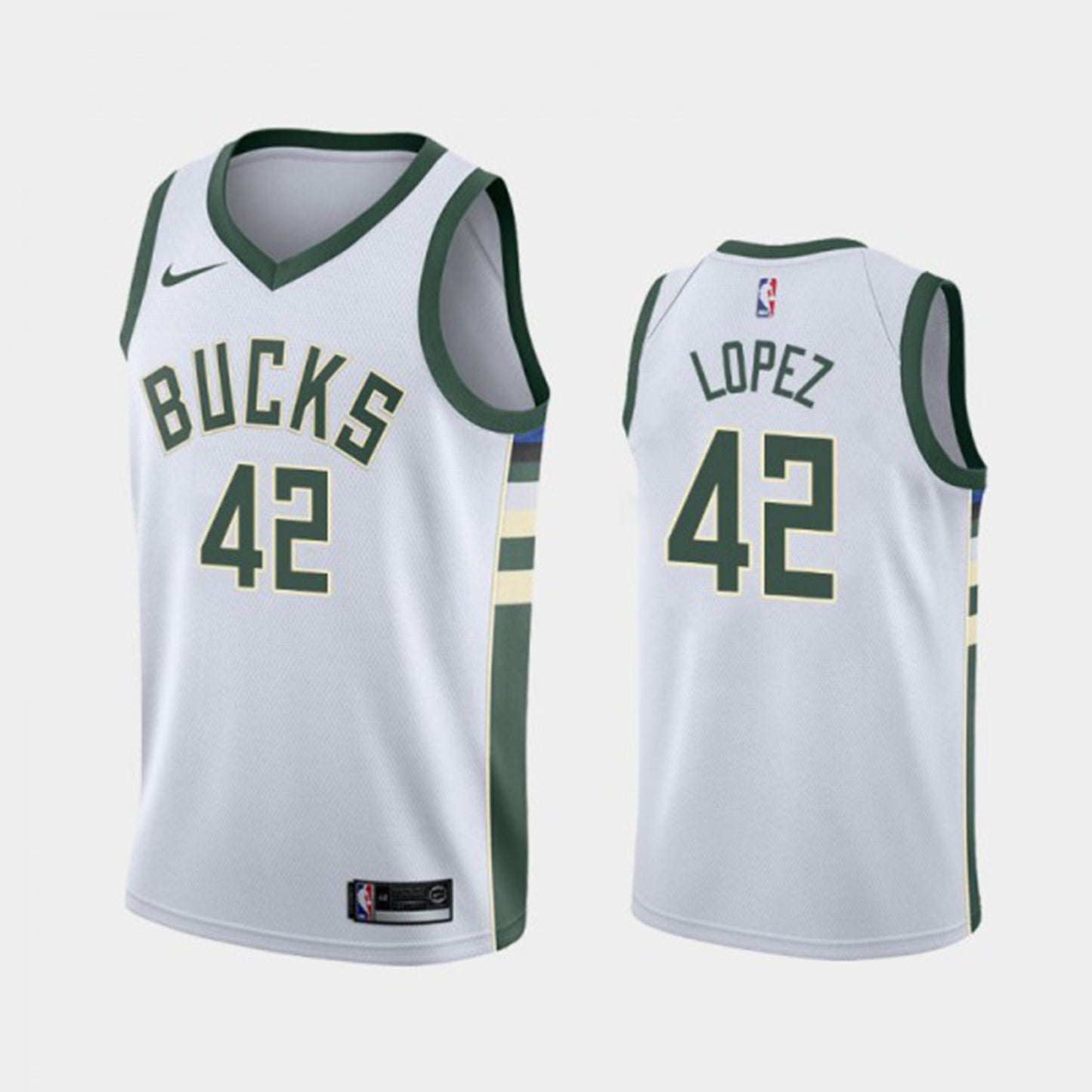 NBA Robin Lopez Milwaukee Bucks 42 Jersey