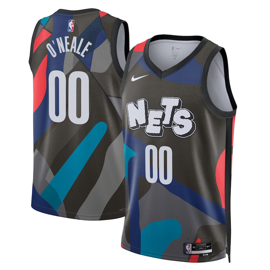 NBA Royce O'neale Brooklyn Nets 00 Jersey