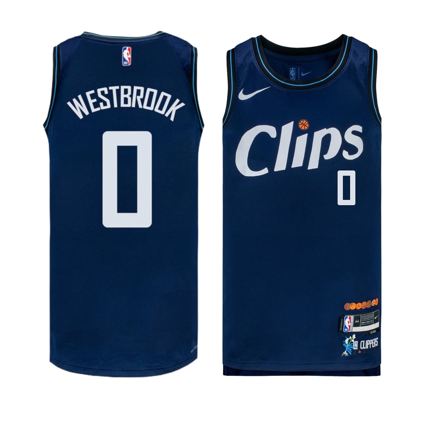 NBA Russell Westbrook Los Angeles Clippers 0 Jersey