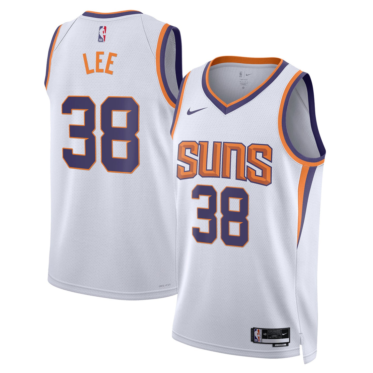 NBA Saben Lee Phoenix Suns 38 Jersey