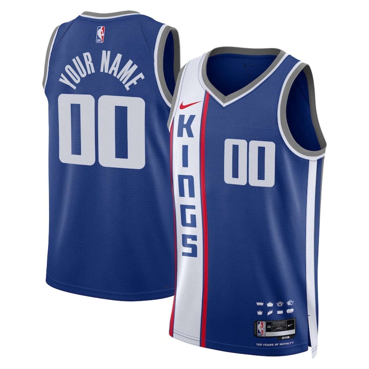 NBA Sacramento Kings Blank Custom Jersey