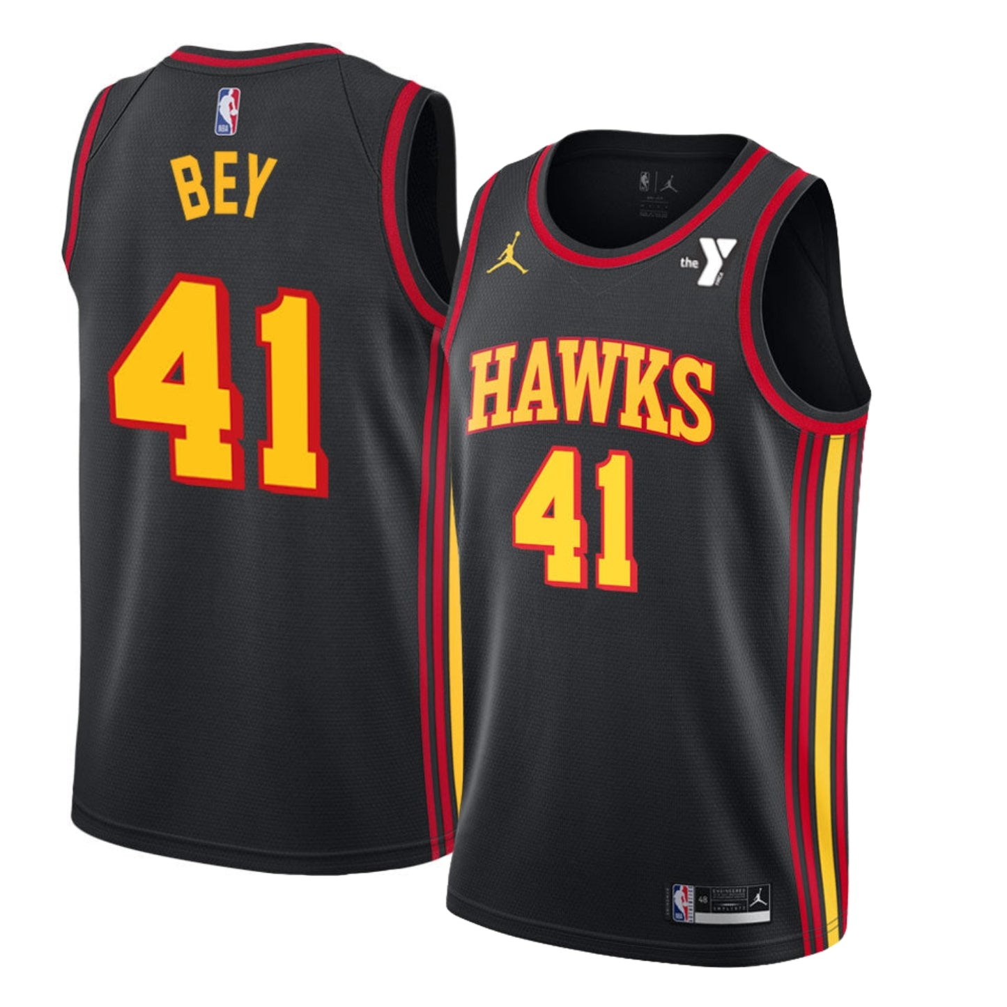 NBA Saddiq Bey Atlanta Hawks 41 Jersey