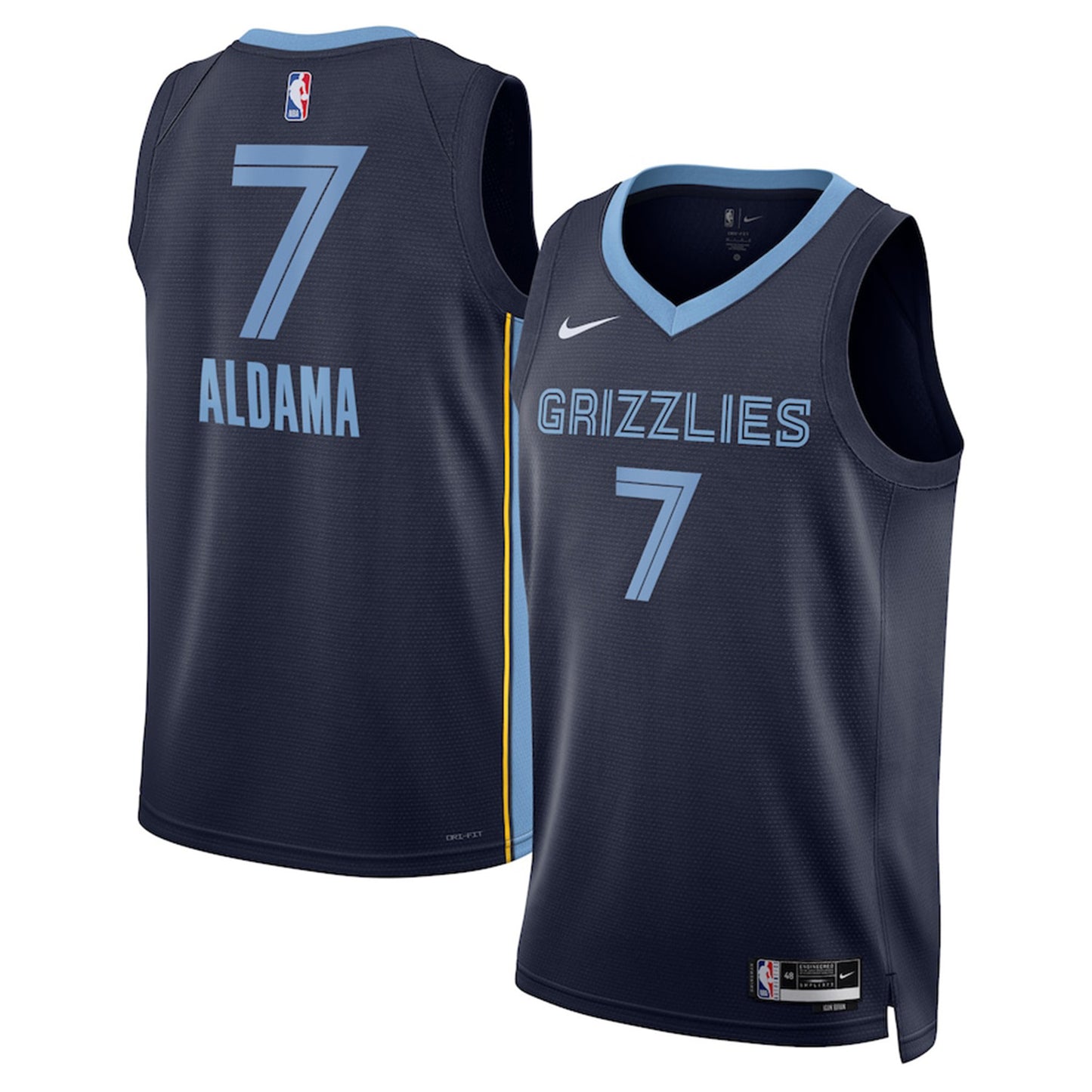 NBA Santi Aldama Memphis Grizzlies 7 Jersey