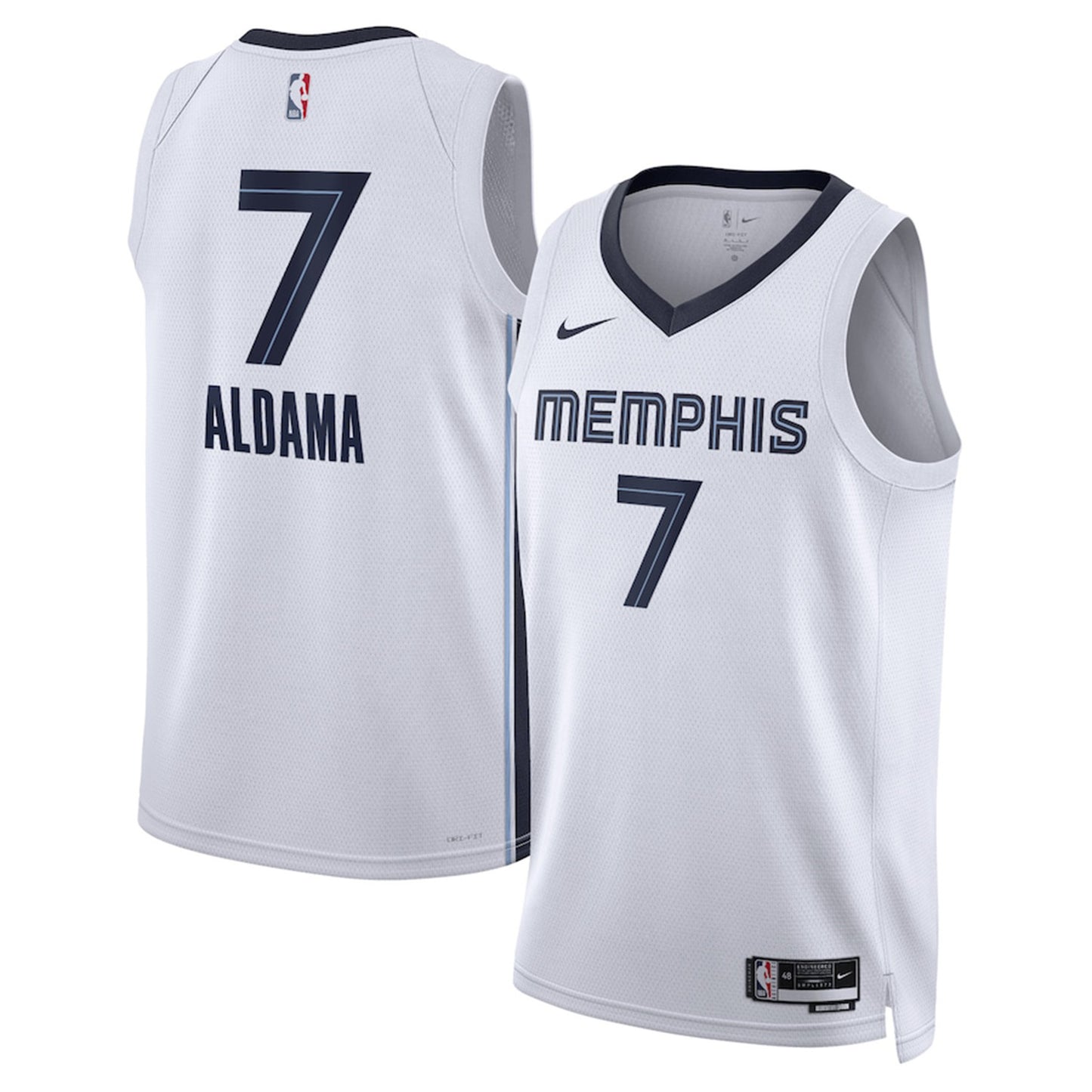 NBA Santi Aldama Memphis Grizzlies 7 Jersey