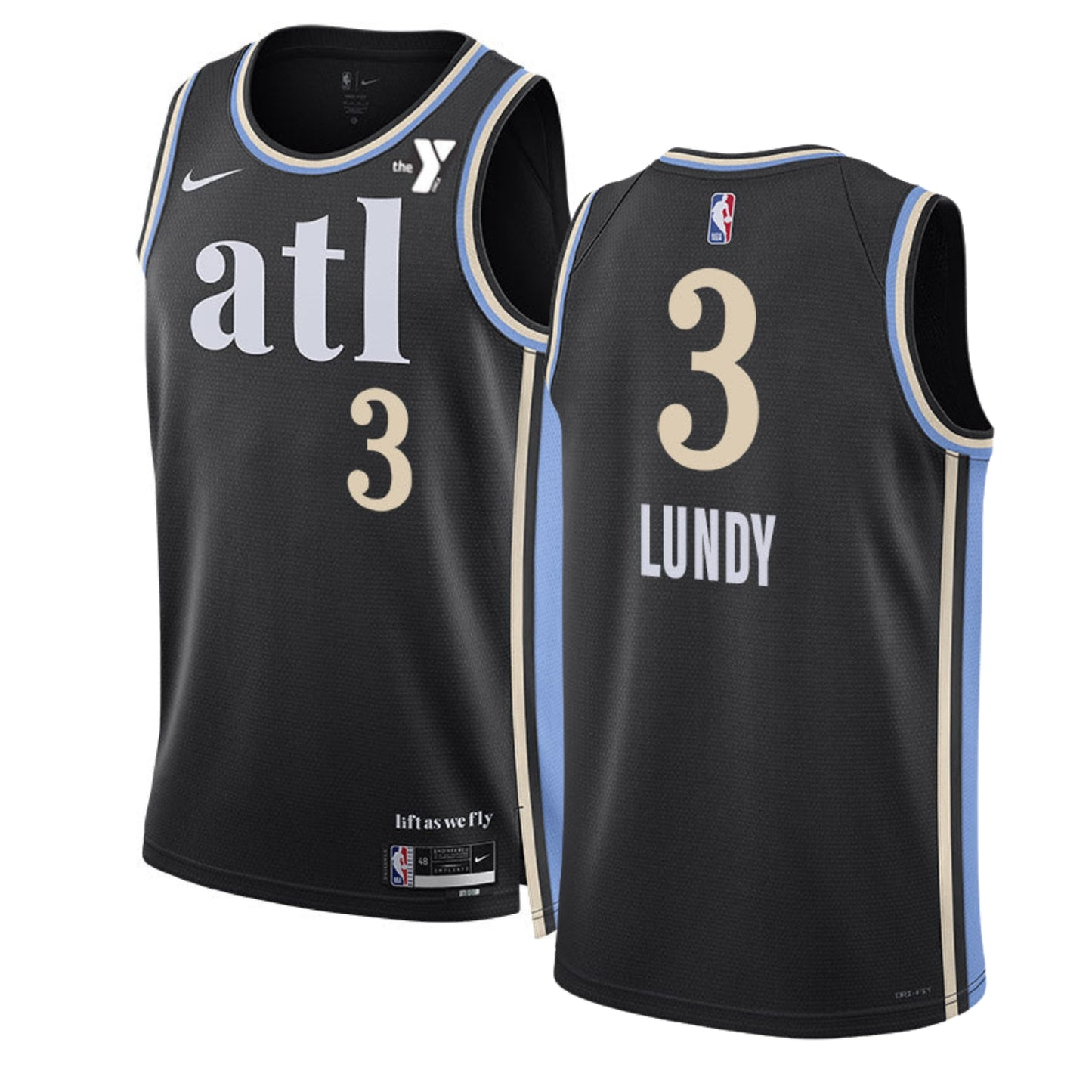 NBA Seth Lundy Atlanta Hawks 3 Jersey