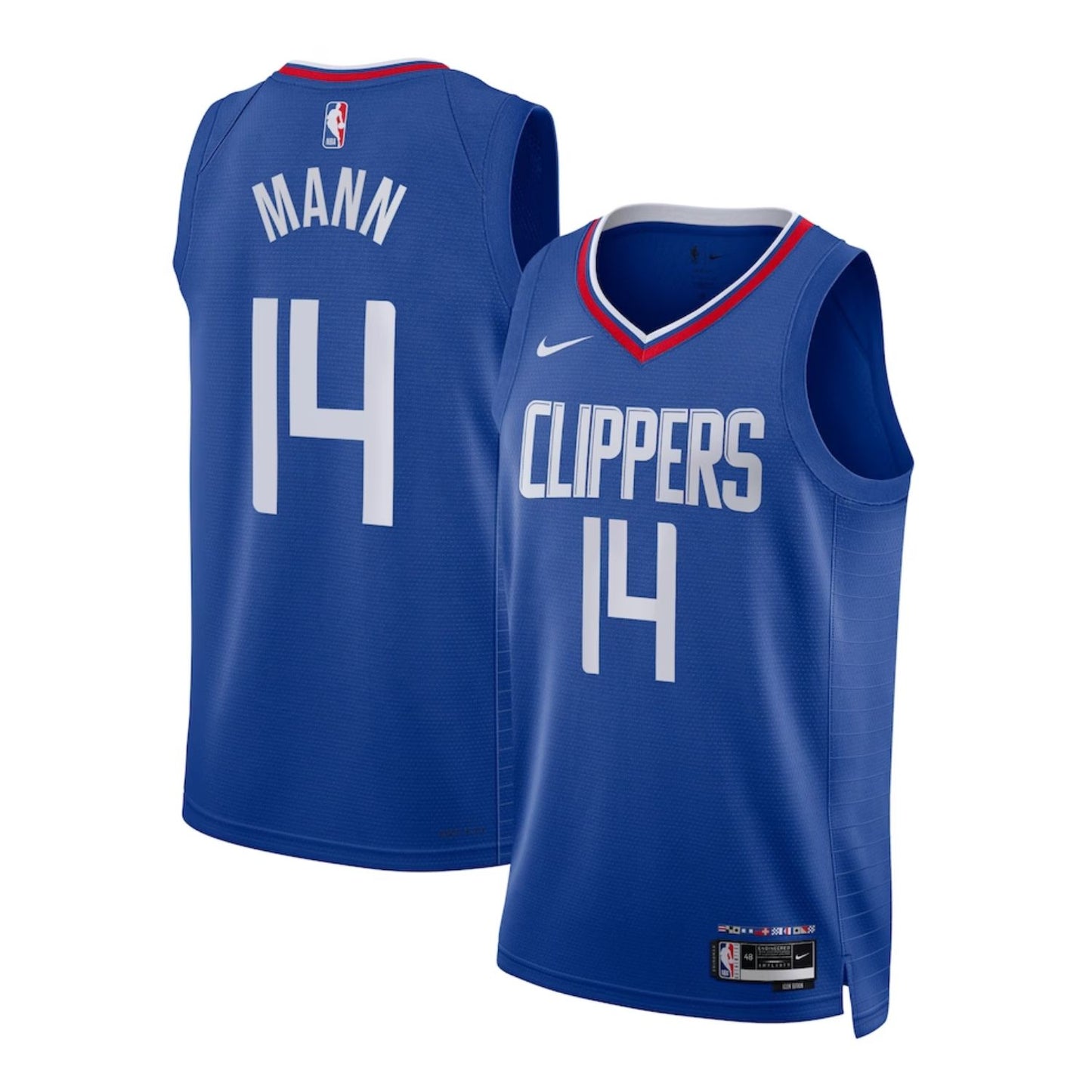 NBA Terance Mann Los Angeles Clippers 14 Jersey