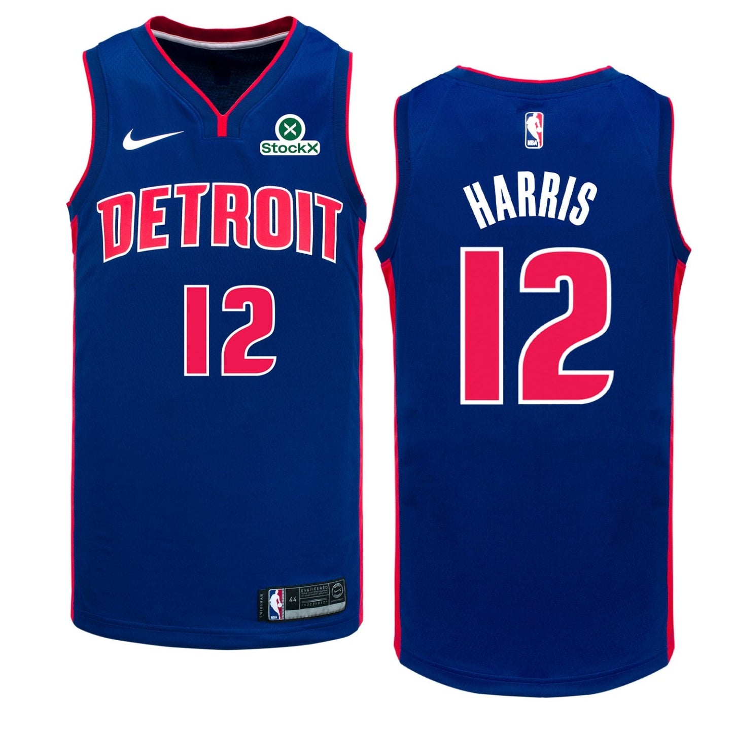 NBA Tobias Harris Detroit Pistons 12 Jersey