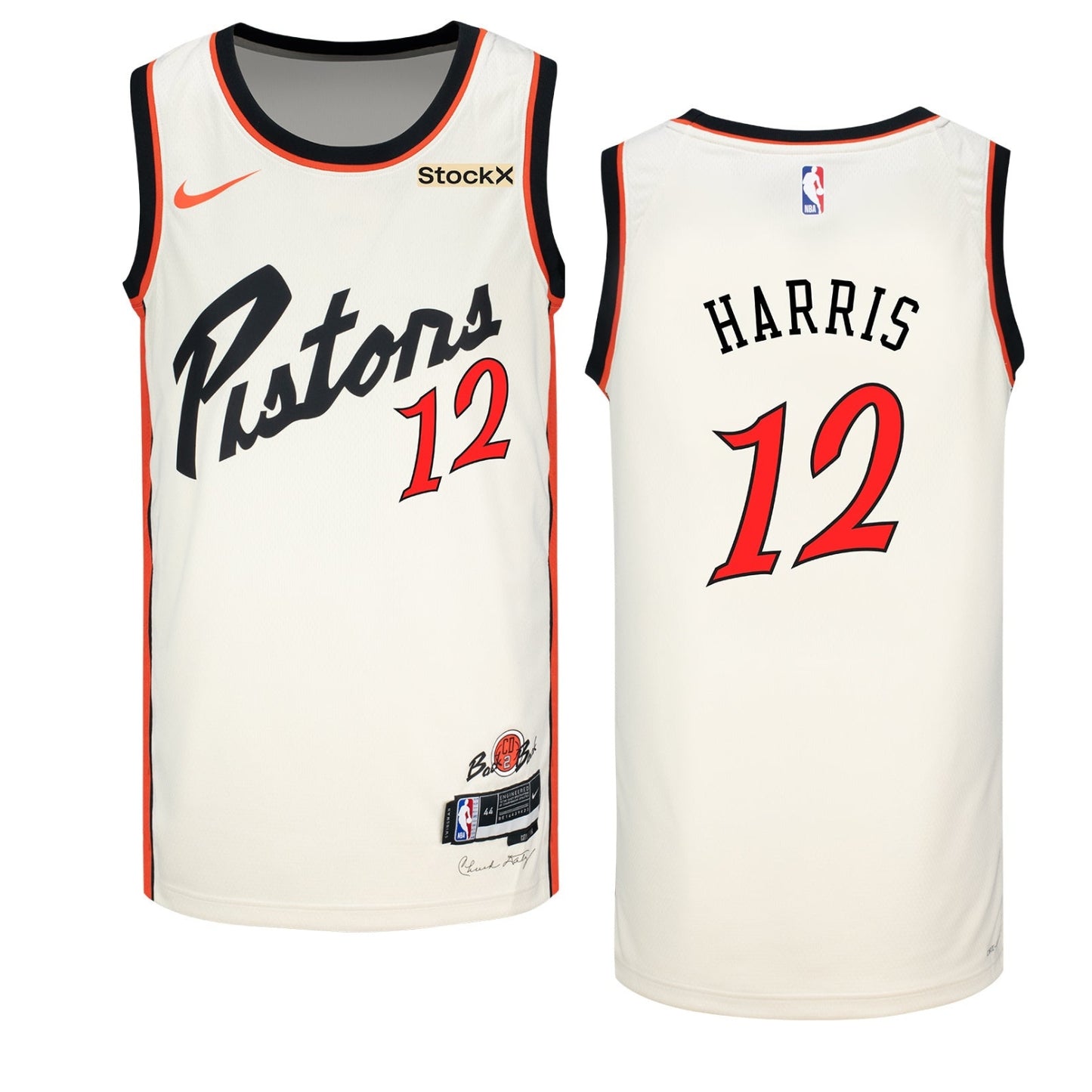 NBA Tobias Harris Detroit Pistons 12 Jersey