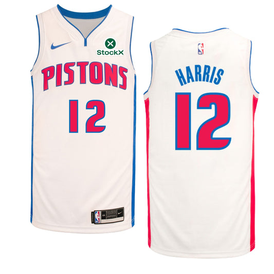 NBA Tobias Harris Detroit Pistons 12 Jersey