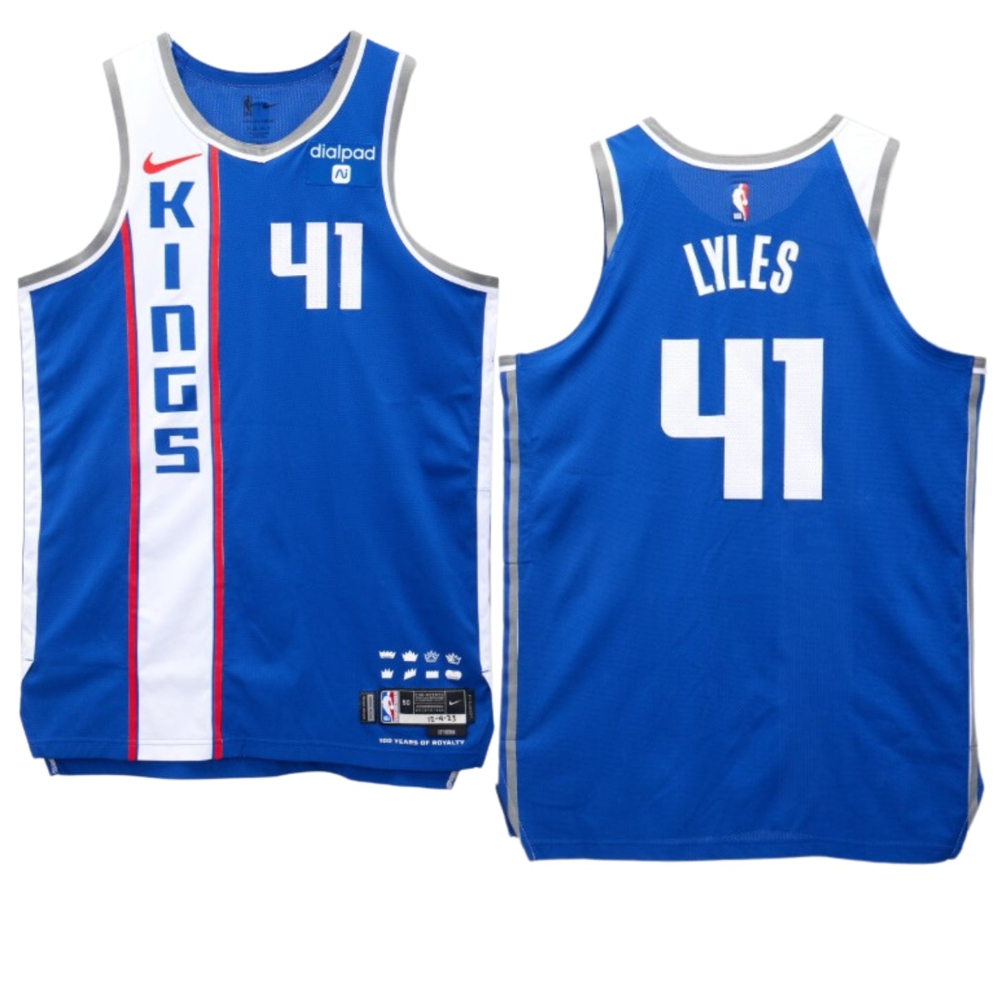 NBA Trey Lyles Sacramento Kings 41 Jersey