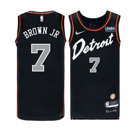 NBA Troy Brown Jr Detroit Pistons 7 Jersey