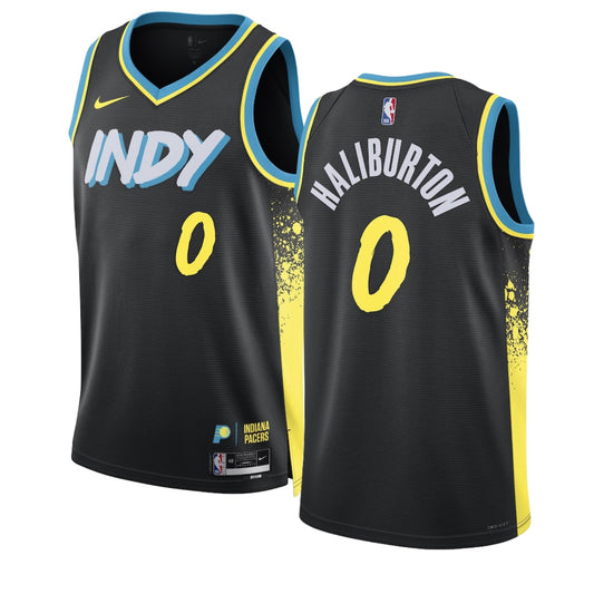 NBA Tyrese Haliburton Indiana Pacers 0 Jersey