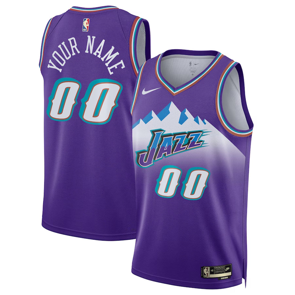 NBA Utah Jazz Blank Custom Jersey