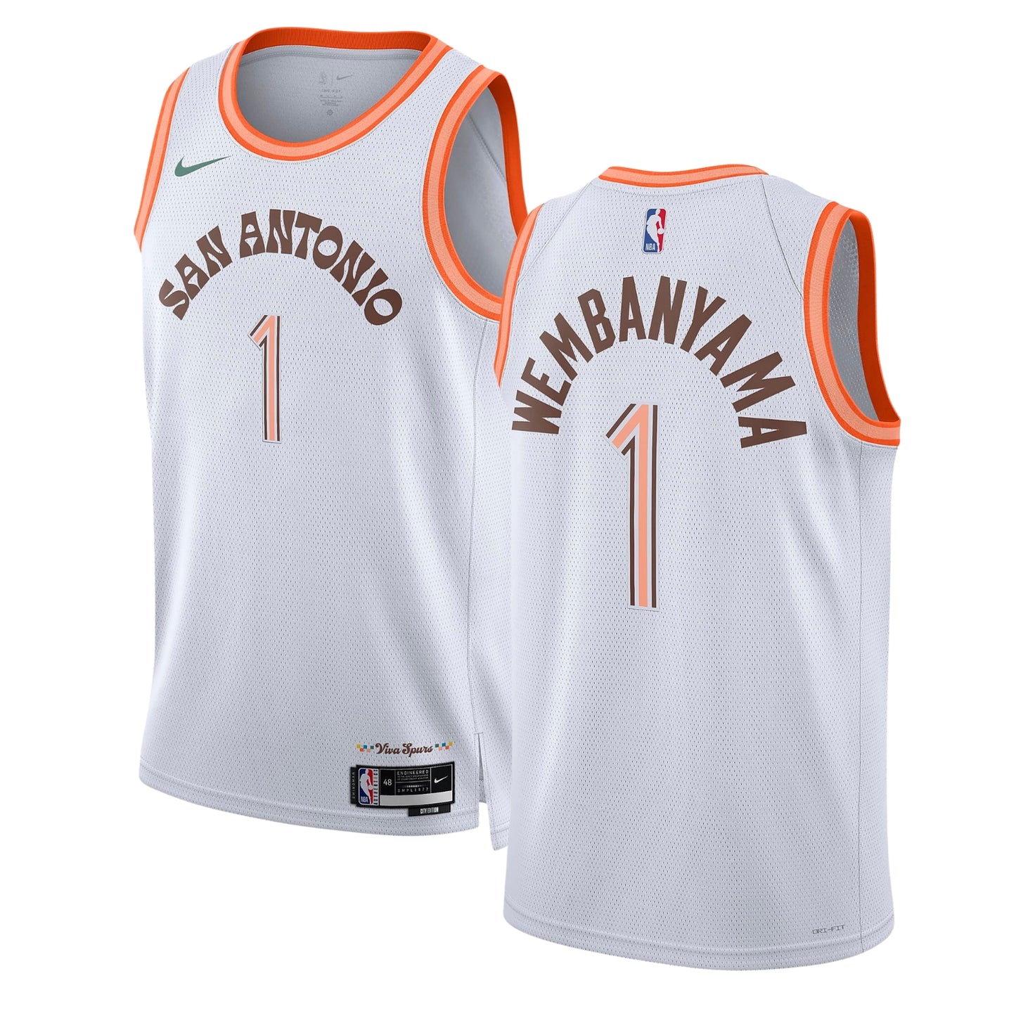 NBA Victor Wembanyama San Antonio Spurs 1 Jersey