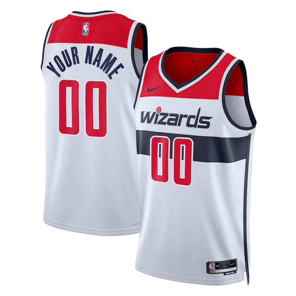 NBA Washington Wizards Blank Custom Jersey