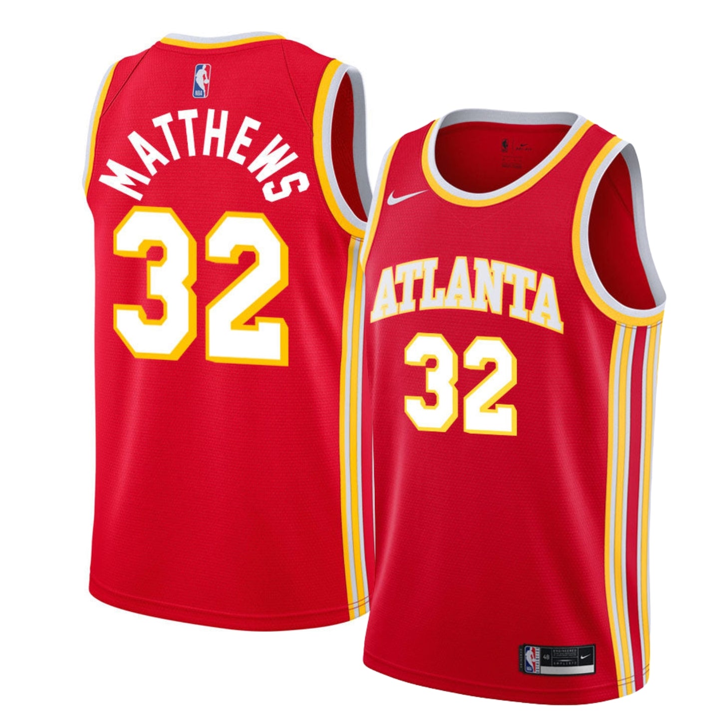 NBA Wesley Matthews Atlanta Hawks 32 Jersey