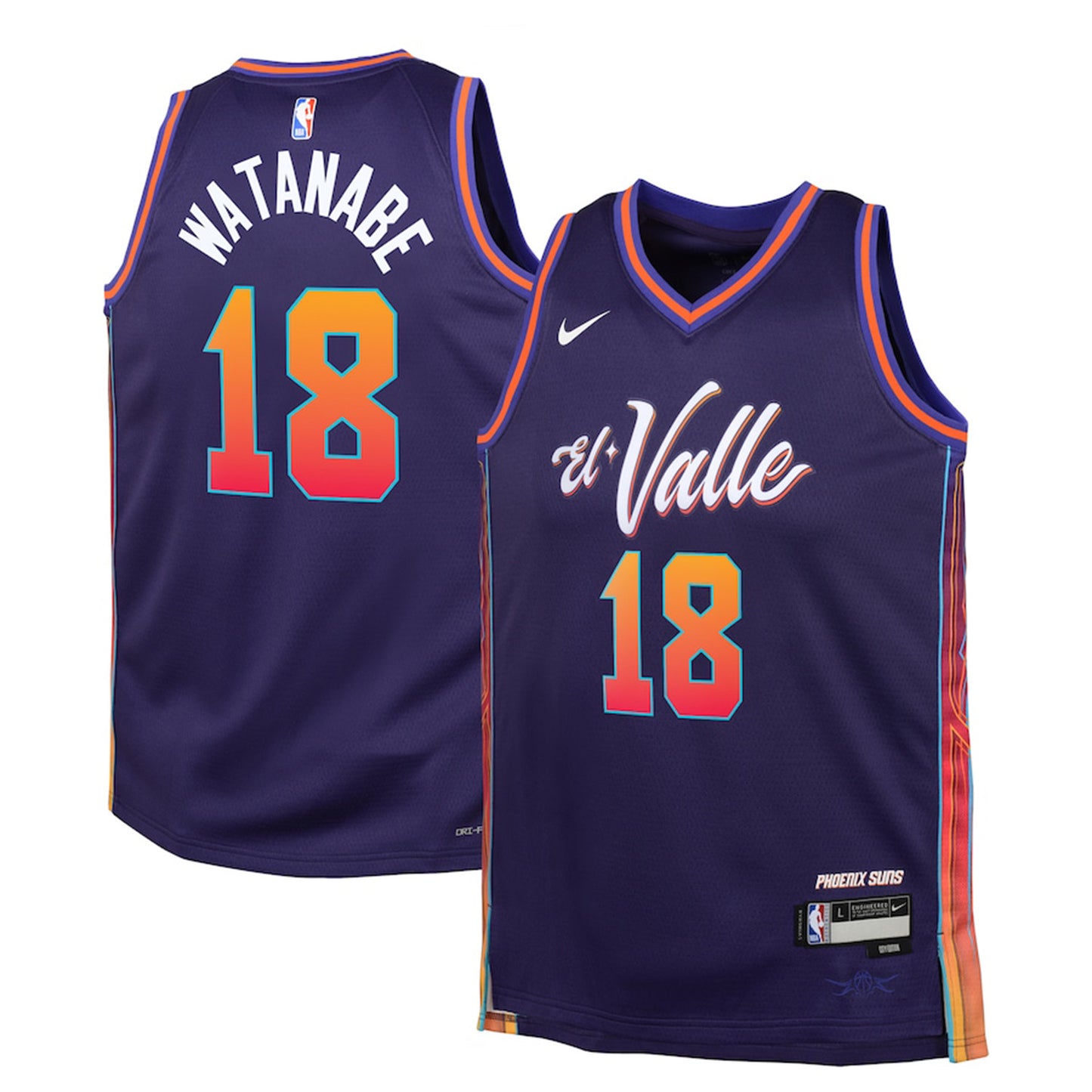 NBA Yuta Watanabe Phoenix Suns 18 Jersey