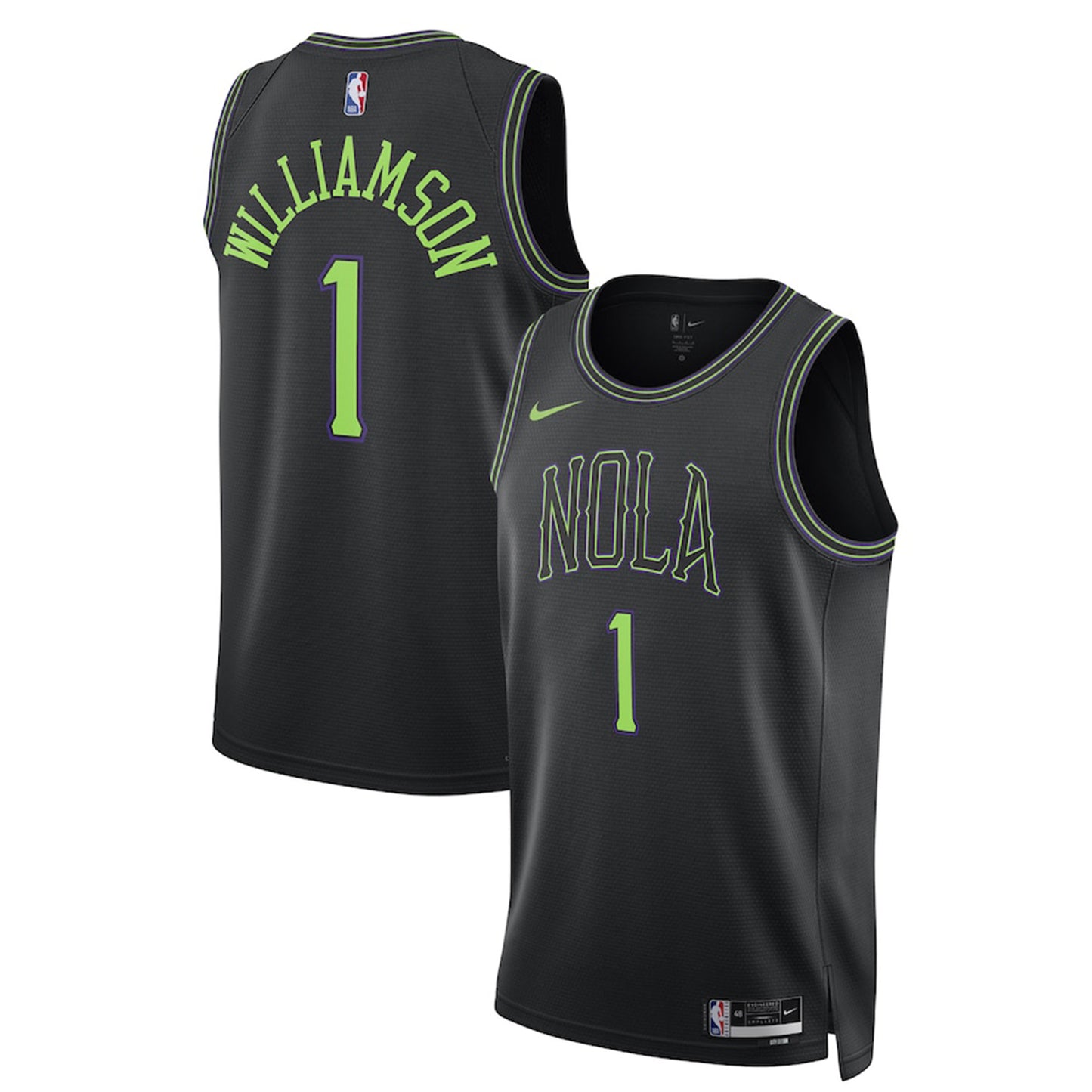 NBA Zion Williamson New Orleans Pelicans 1 Jersey