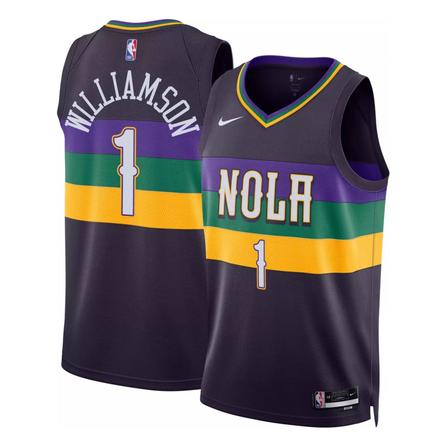 NBA Zion Williamson New Orleans Pelicans 1 Jersey