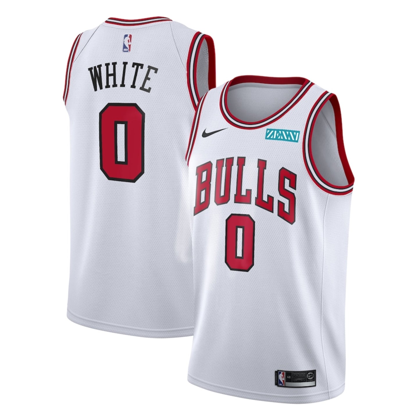NBA Coby White Chicago Bulls 0 Jersey