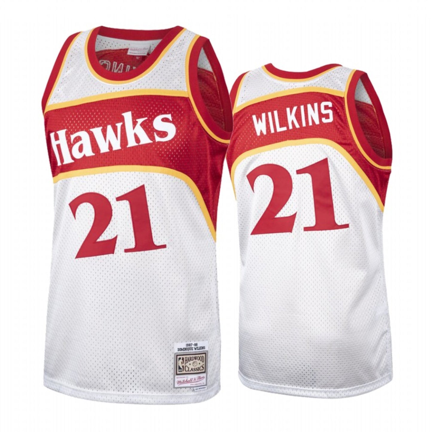 NBA Dominique Wilkins Atlanta Hawks 21 Retro Jersey
