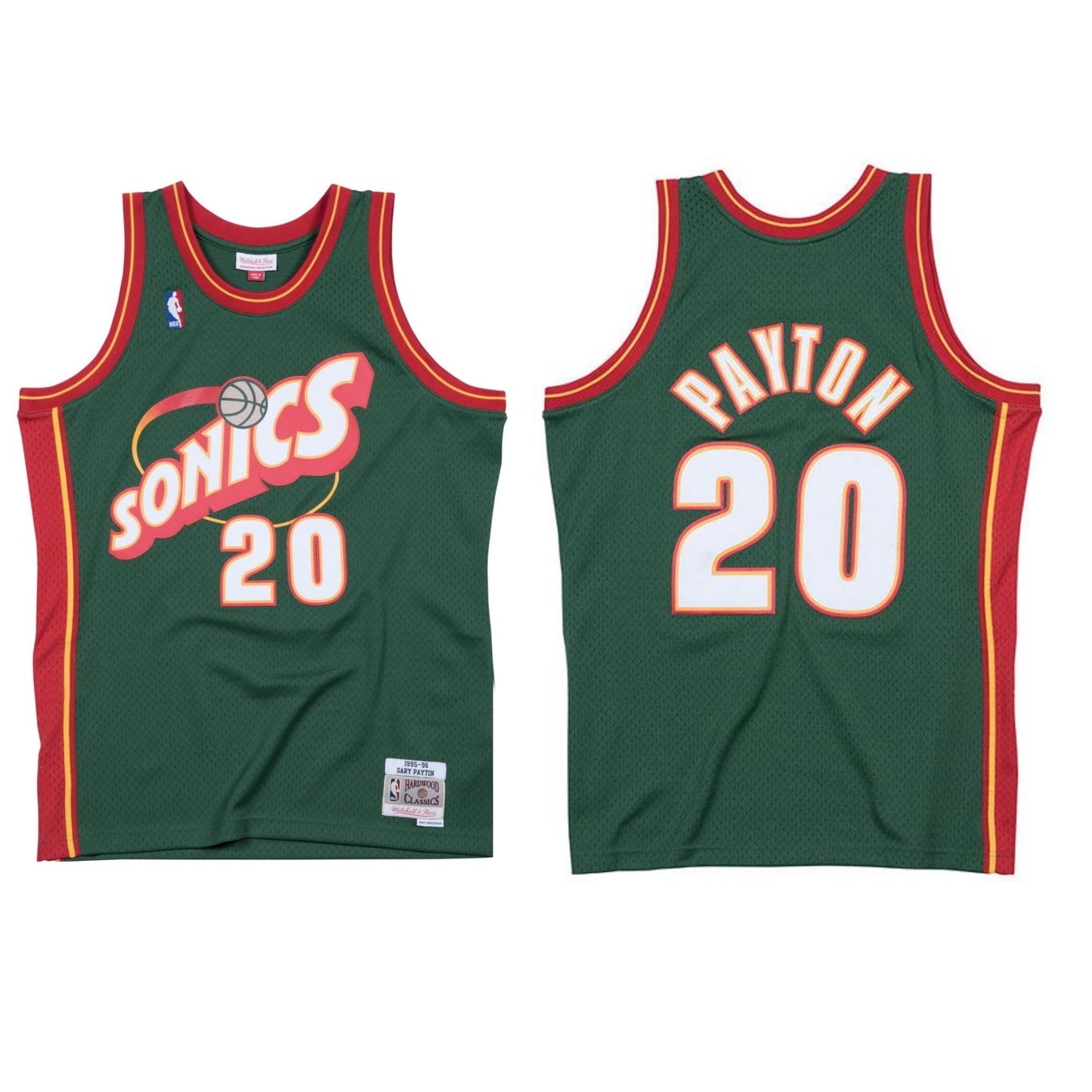 NBA Gary Payton Seattle Super Sonics 20 Retro Jersey