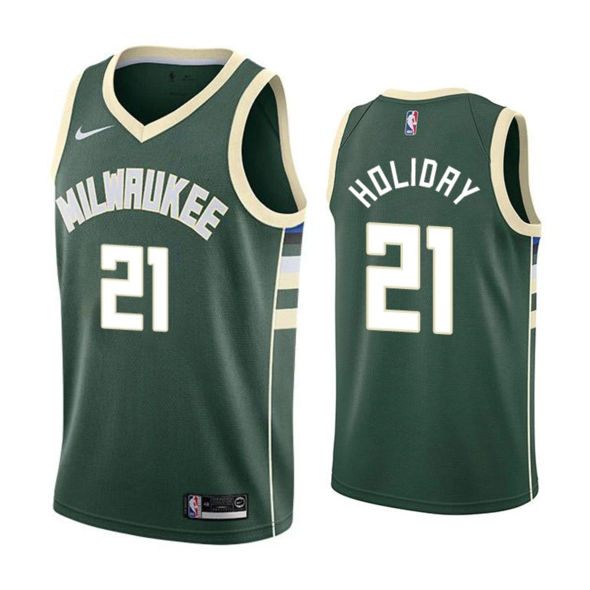 NBA Jrue Holiday Milwaukee Bucks 21 Jersey The Jersey King