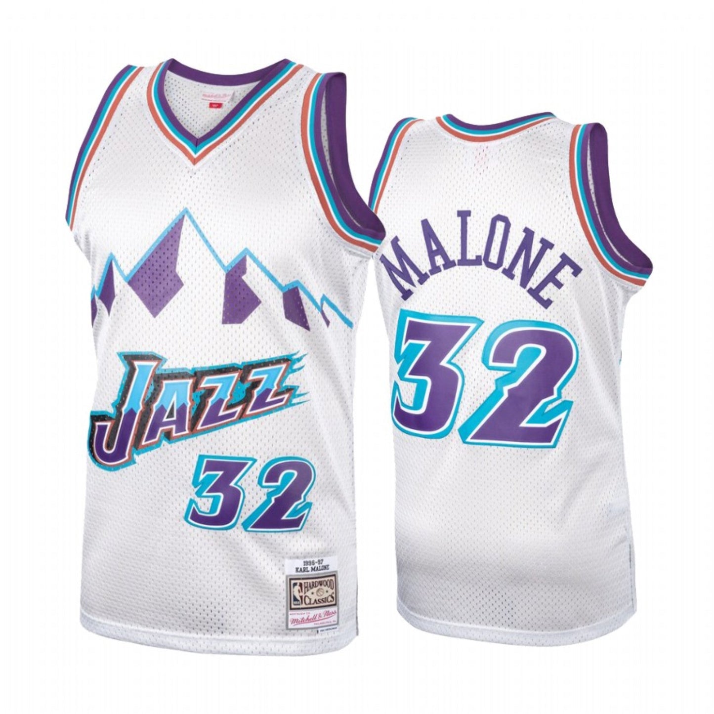 NBA Karl Malone Utah Jazz 32 Retro Jersey