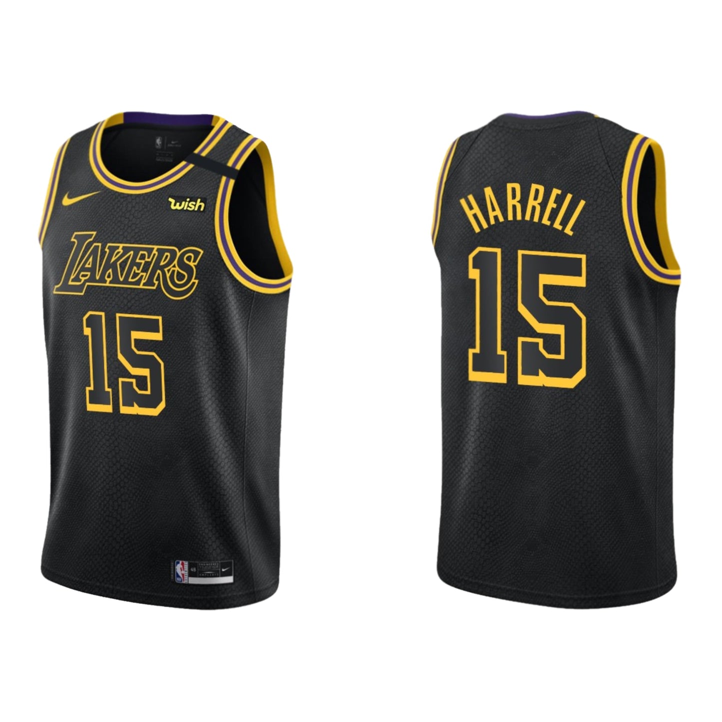 NBA Montrezl Harrell Los Angeles Lakers 15 Jersey