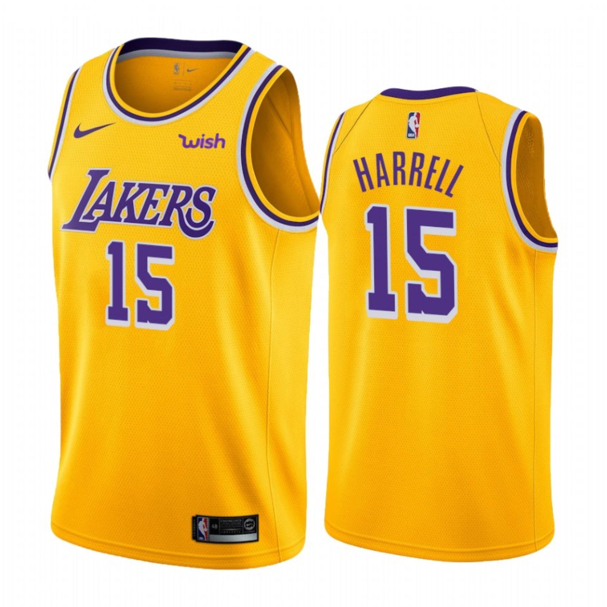 NBA Montrezl Harrell Los Angeles Lakers 15 Jersey The Jersey King