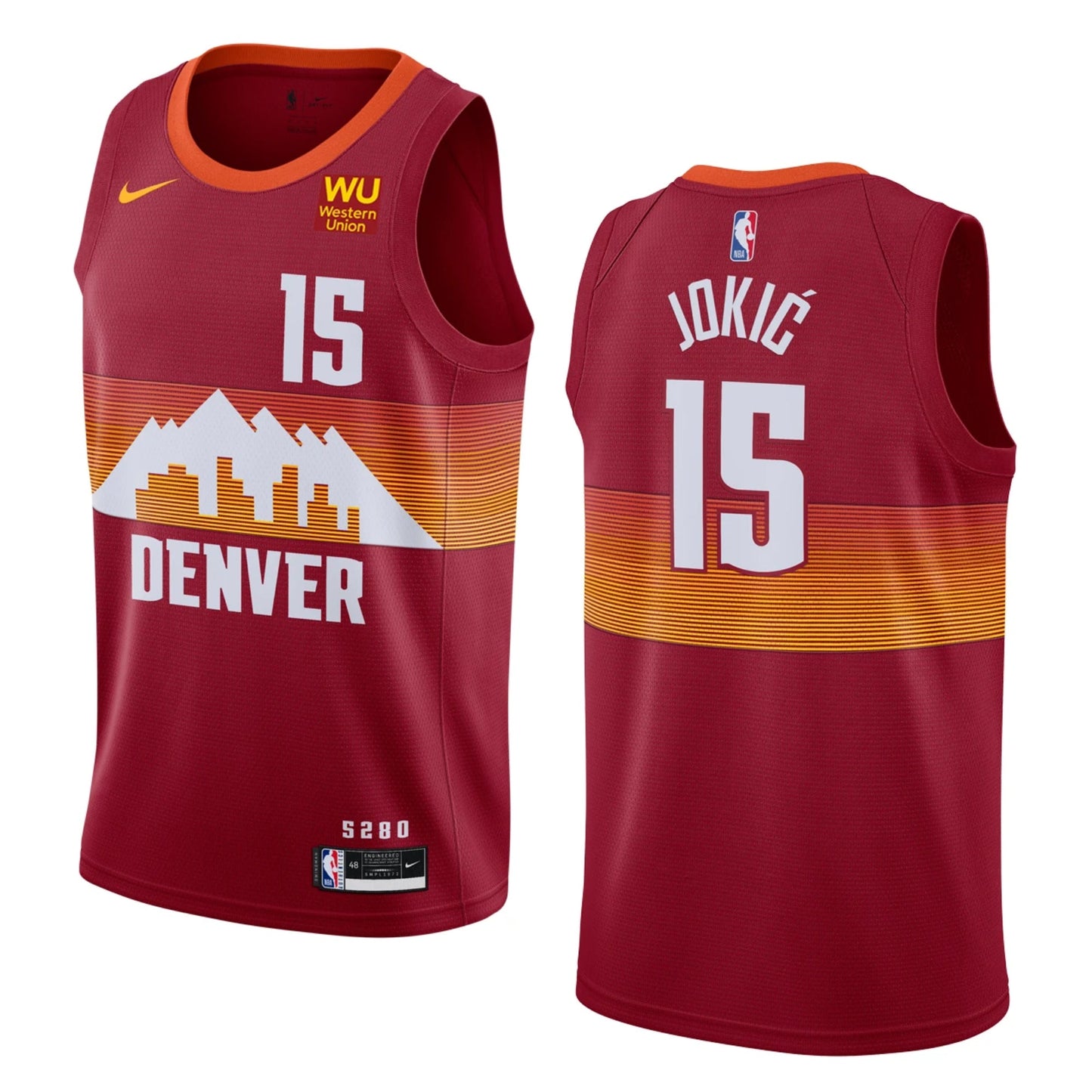 NBA Nikola Jokic Denver Nuggets 15 Jersey