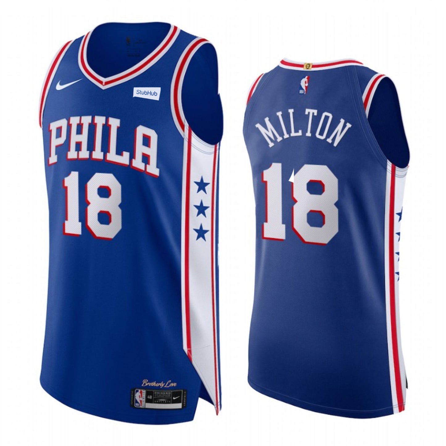 NBA Shake Milton Philadelphia 76ers 18 Jersey