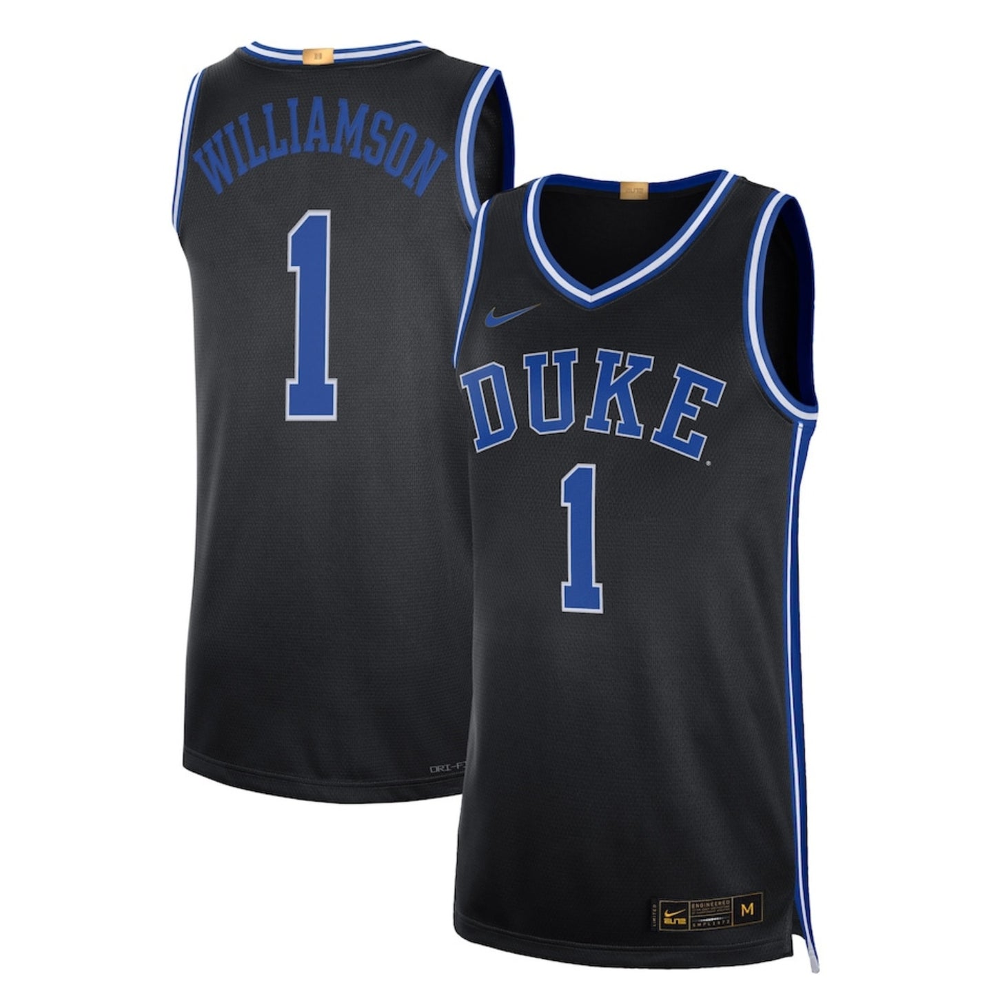 NBA Zion Williamson Duke Blue Devils 1 Jersey