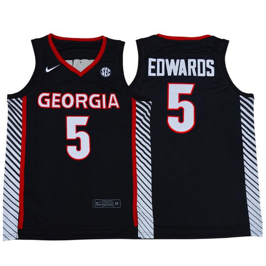 NCAA Anthony Edwards Georgia Bulldogs 5 Jersey