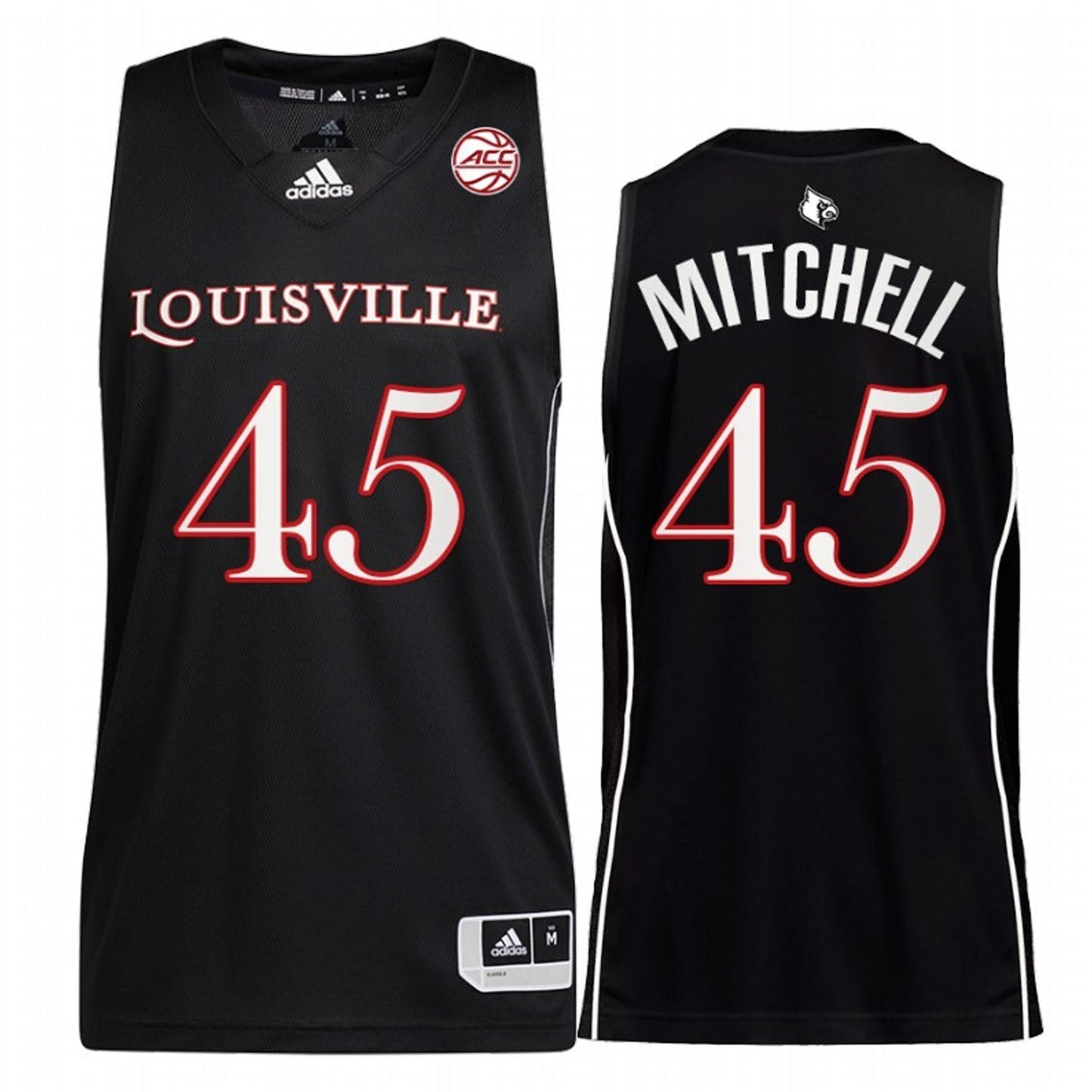 NCAAB Donovan Mitchell Louisville Cardinals 45 Jersey