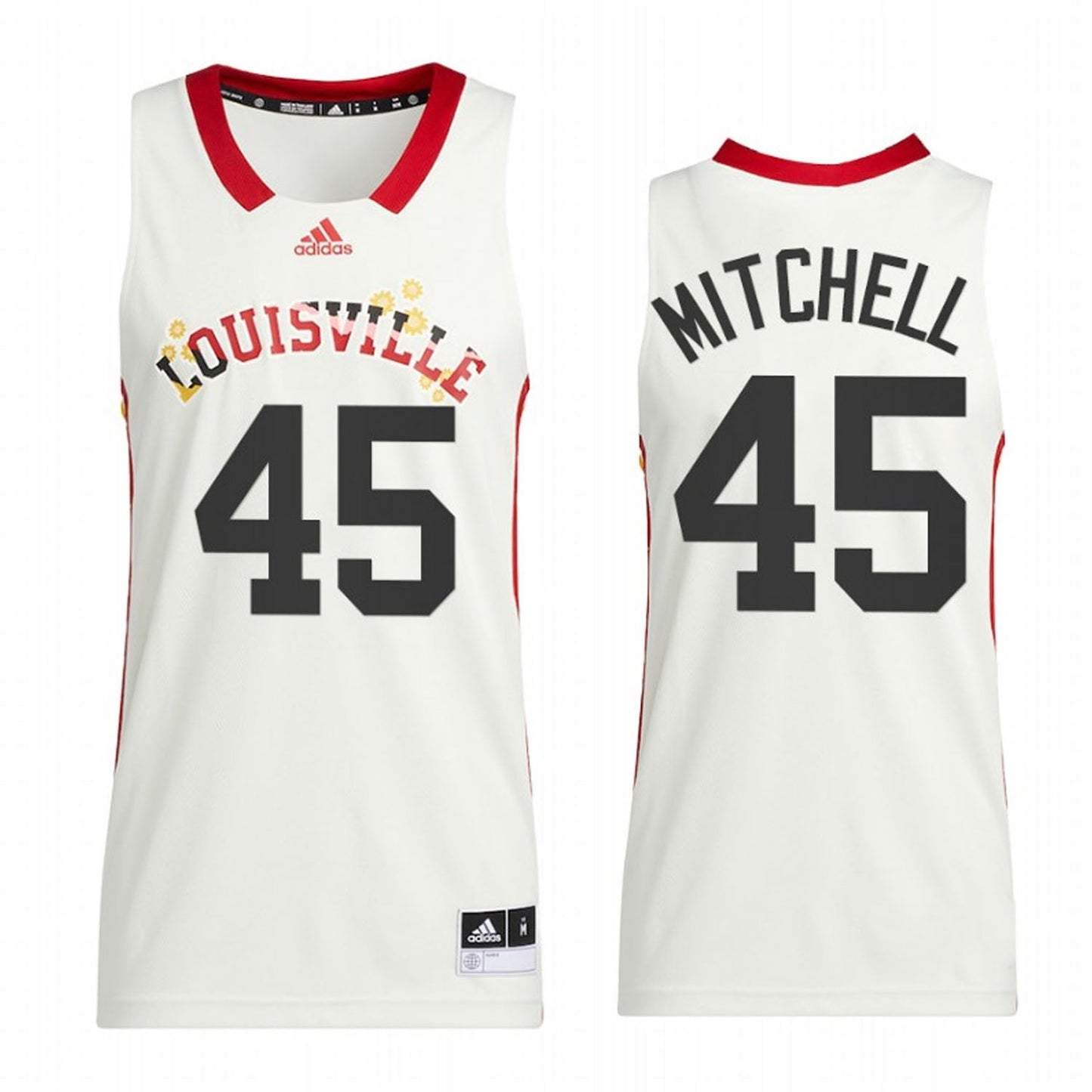 NCAAB Donovan Mitchell Louisville Cardinals 45 Jersey