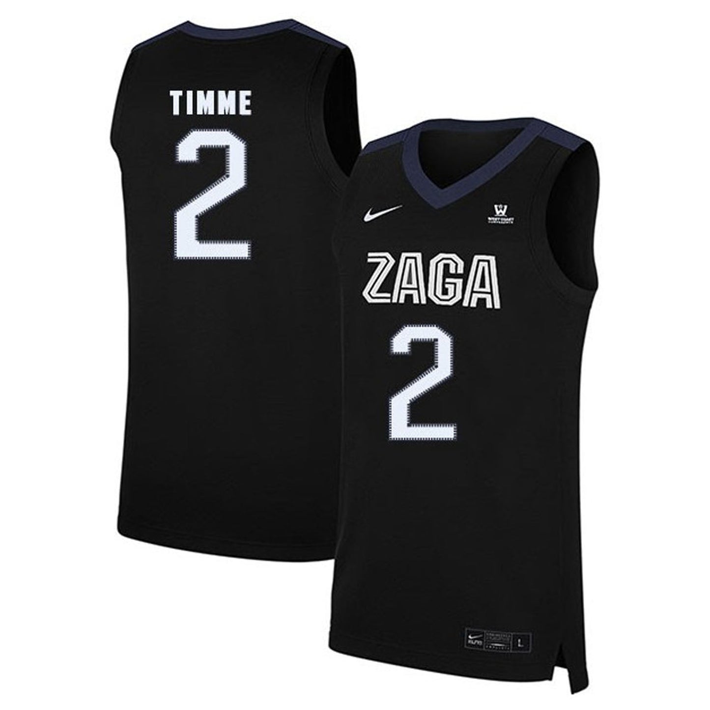 NCAA Drew Timme Gonzaga Bulldogs 2 Jersey