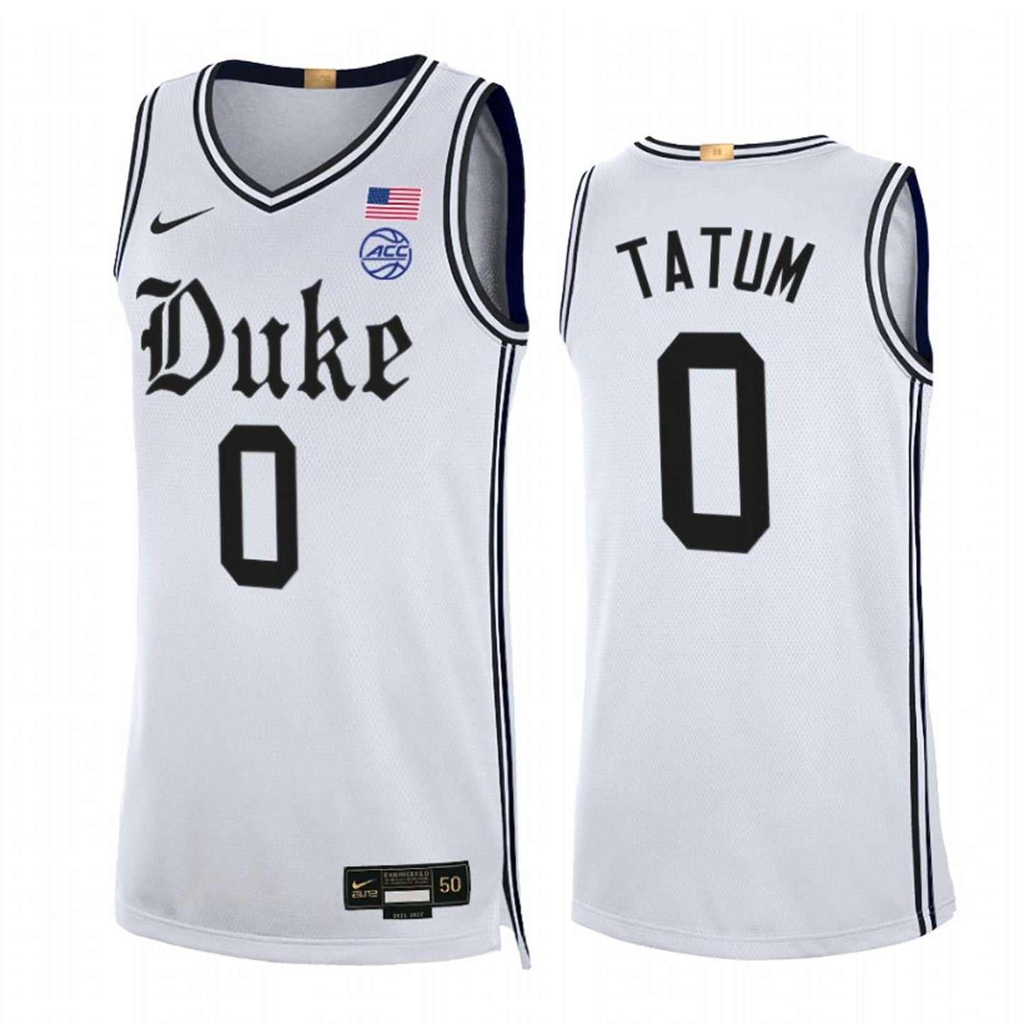 NCAAB Jayson Tatum Duke Blue Devils 0 Jersey