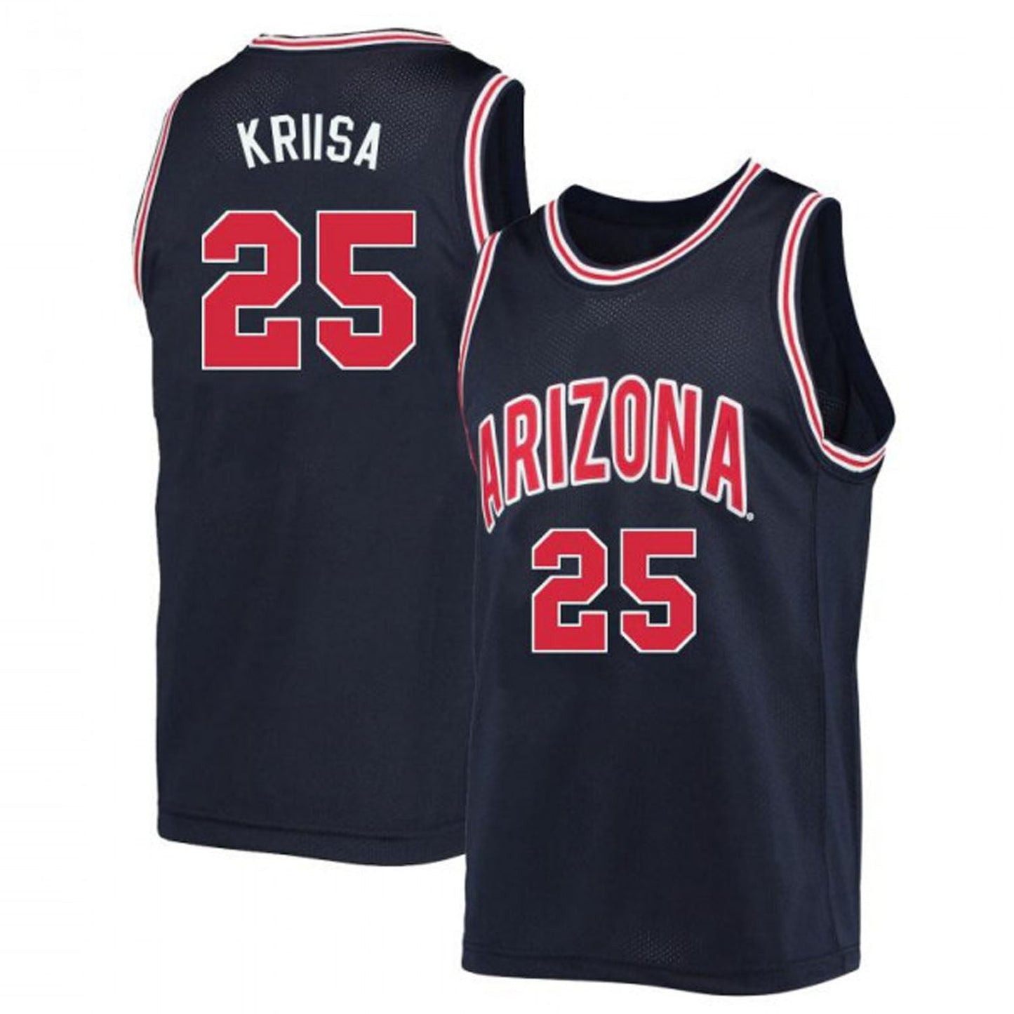 NCAAB Kerr Kriisa Arizona Wildcats 25 Jersey