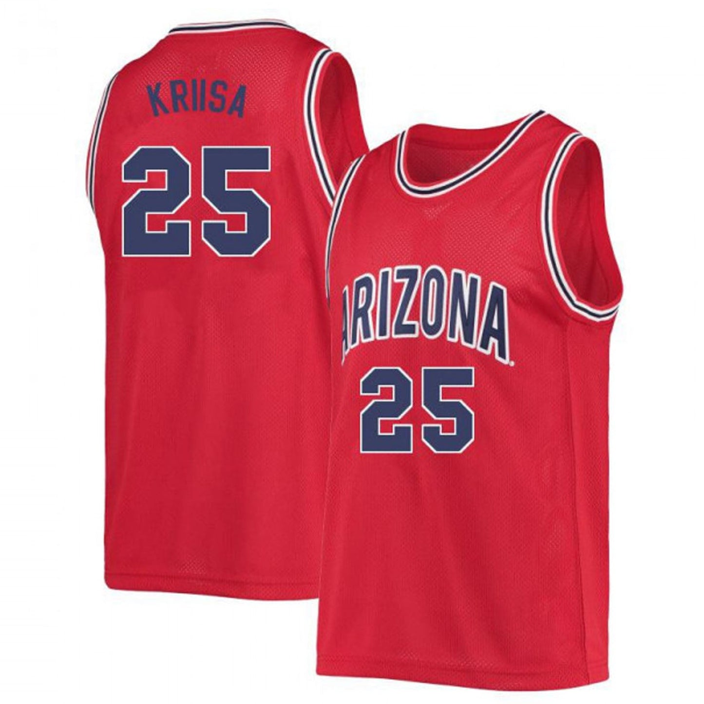 NCAAB Kerr Kriisa Arizona Wildcats 25 Jersey