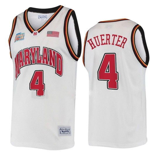 NCAAB Kevin Huerter Maryland Terrapins 4 Jersey