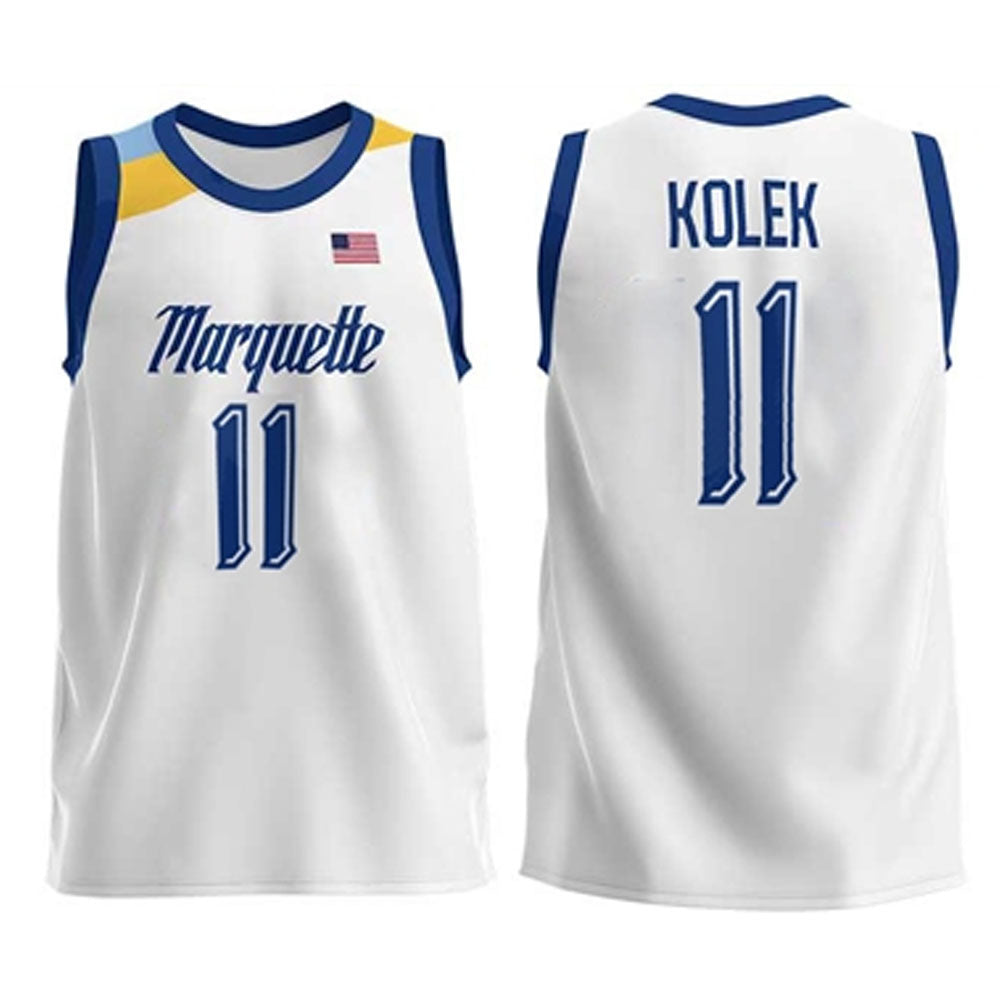 NCAAB Tyler Kolek Marquette Golden Eagles 11 Jersey