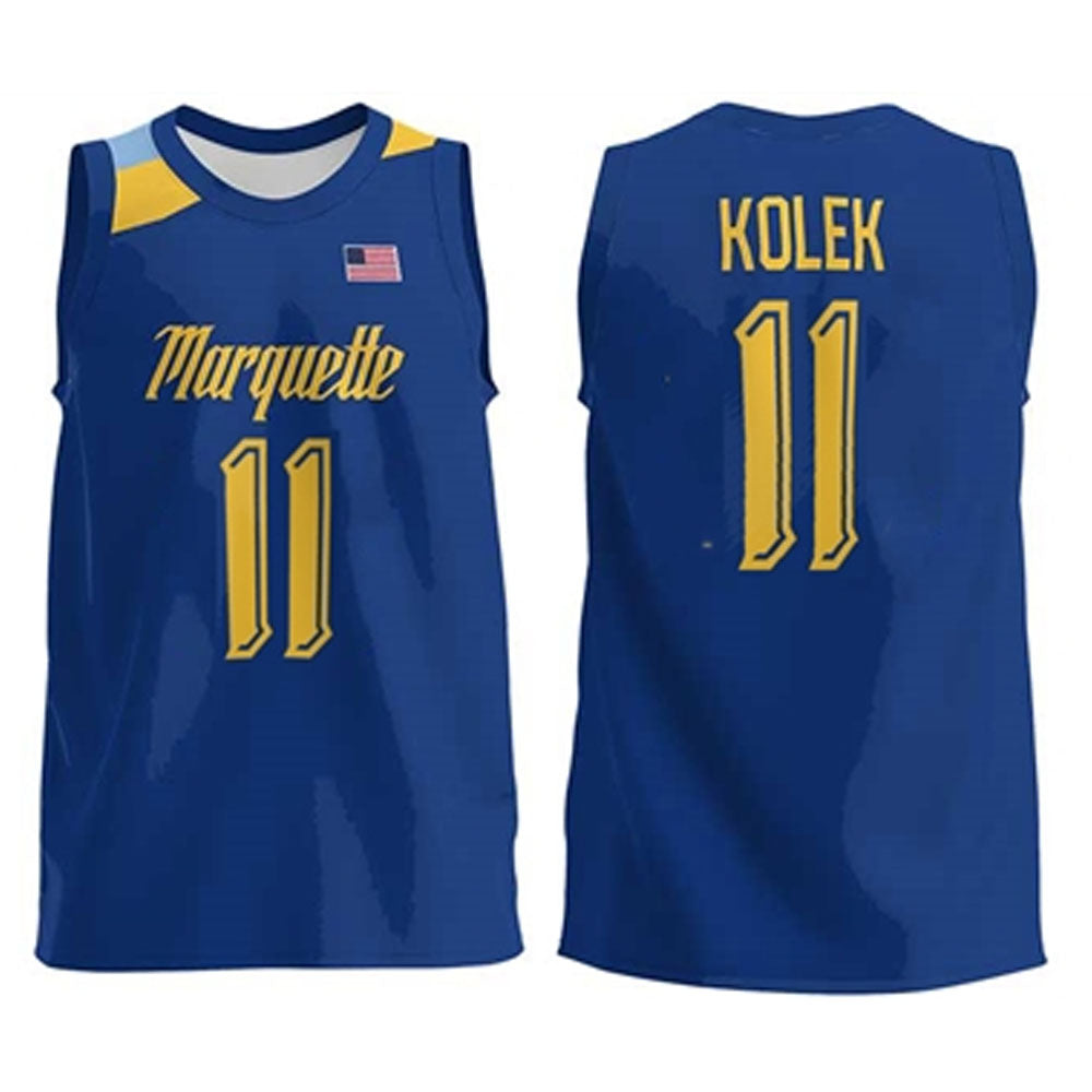 NCAAB Tyler Kolek Marquette Golden Eagles 11 Jersey