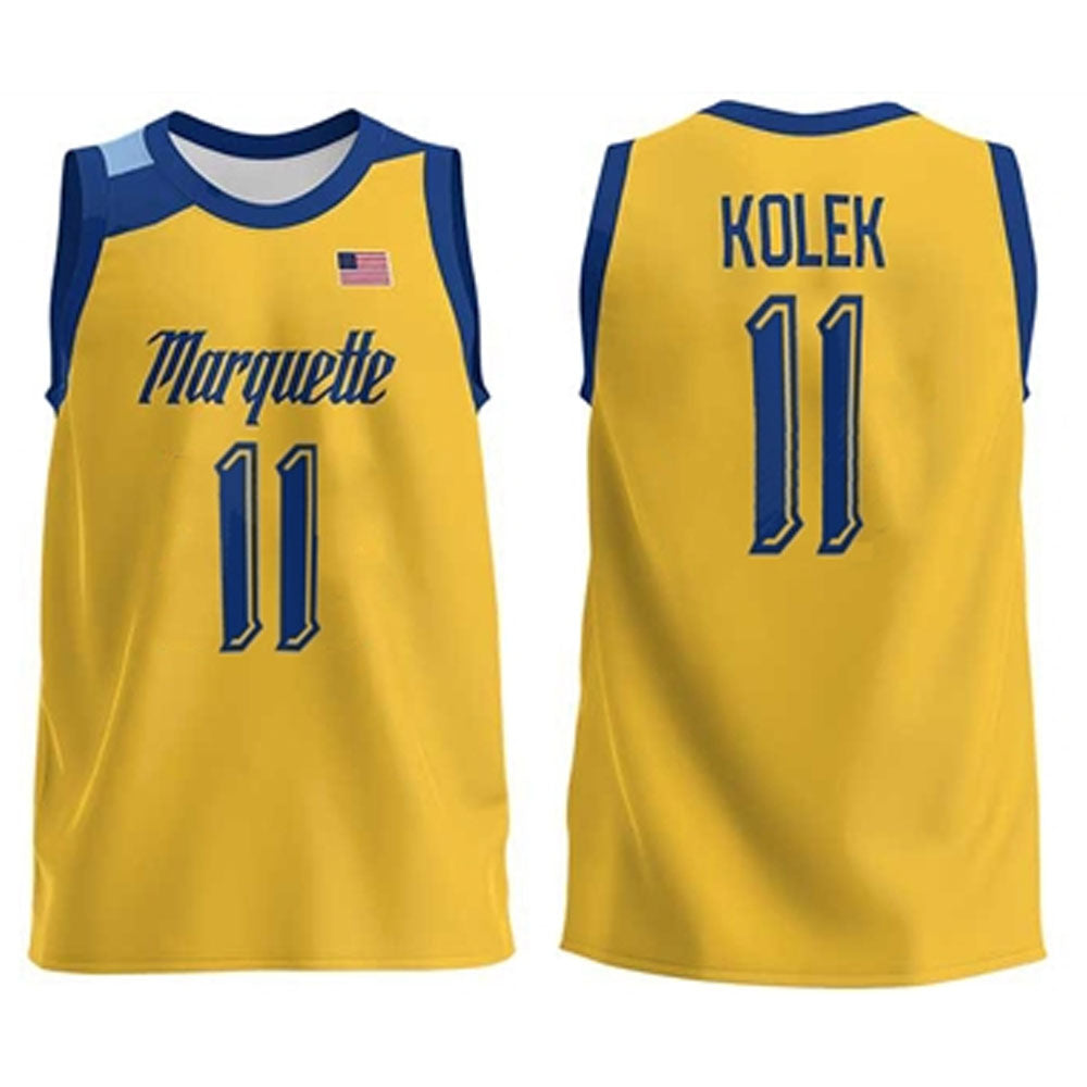 NCAAB Tyler Kolek Marquette Golden Eagles 11 Jersey