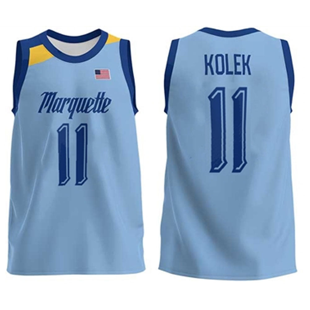 NCAAB Tyler Kolek Marquette Golden Eagles 11 Jersey