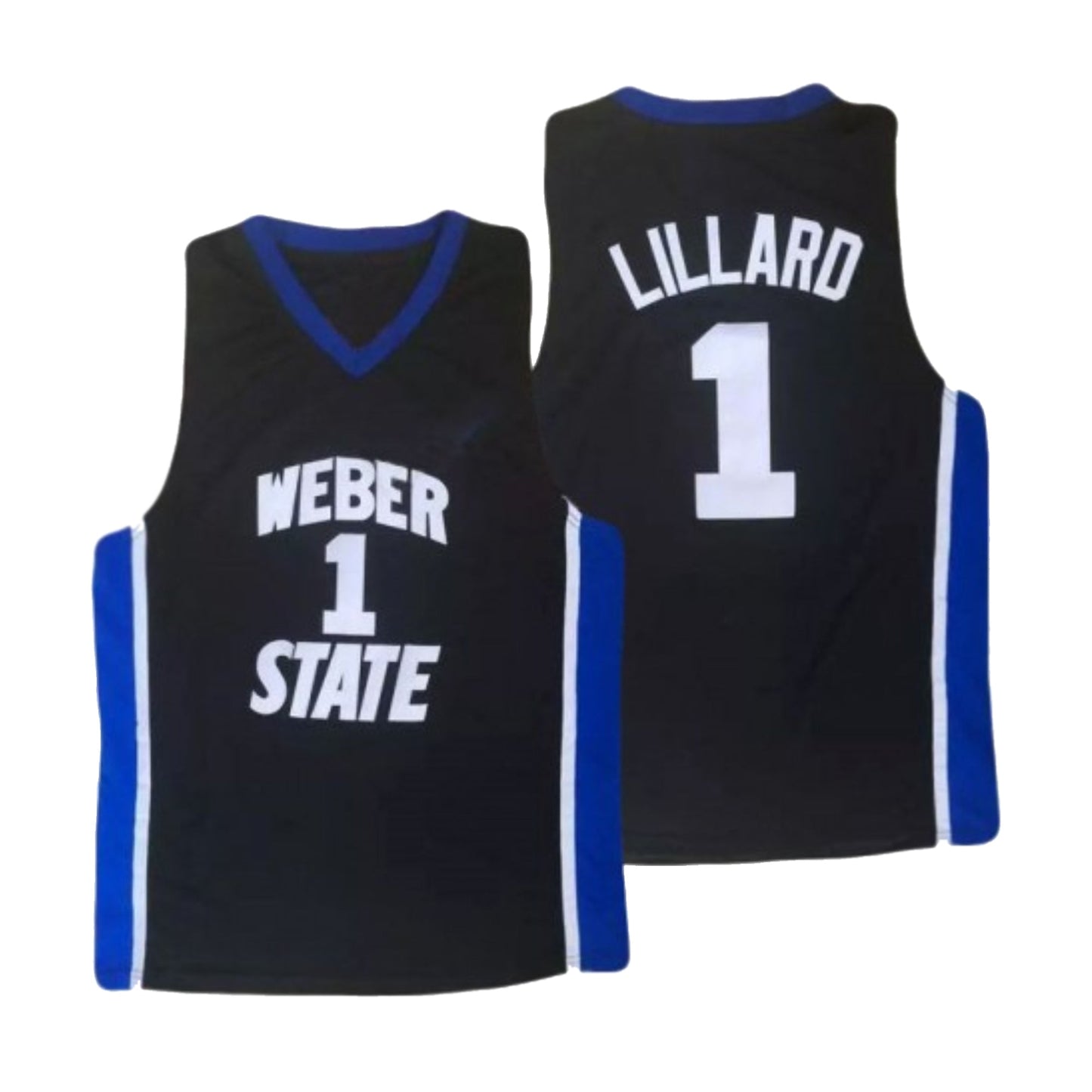 NCAAB Damian Lillard Weber State Wildcats 1 Jersey